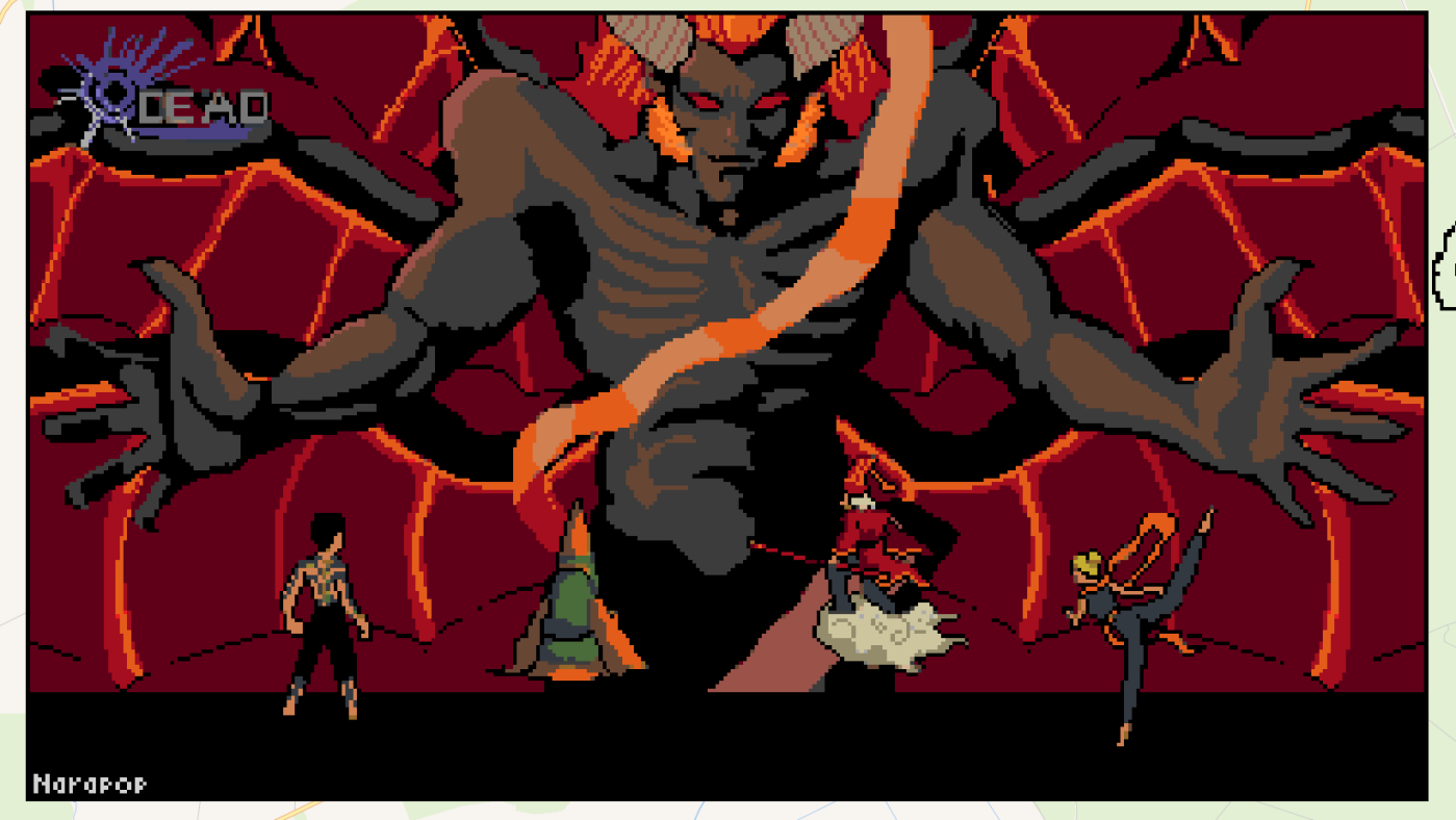 Lucyfer z Shin Megami Tensei III: Nocturne (Autor: Wielkimati)